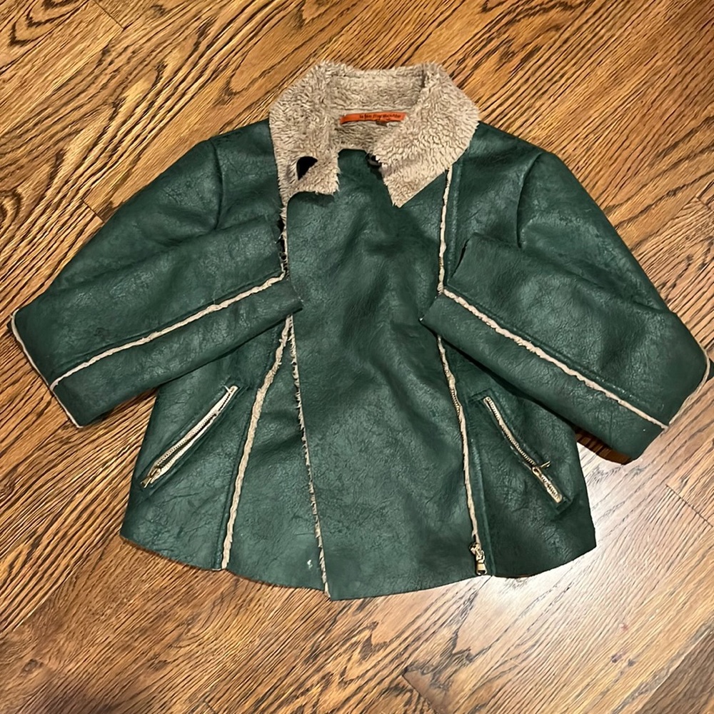 La fée Maraboutée jacket size 14A green